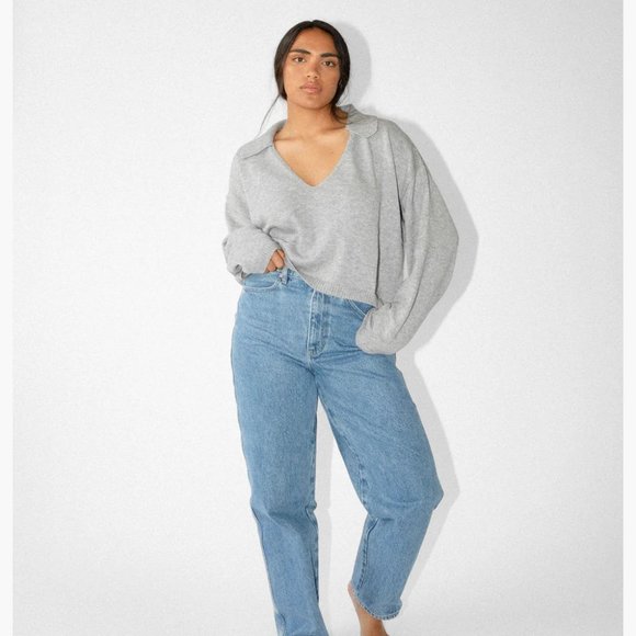 James Street Co Wren Pullover in Heather Grey, Size XS - Picture 1 of 3